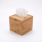 Bamboo Cube Tissue Box