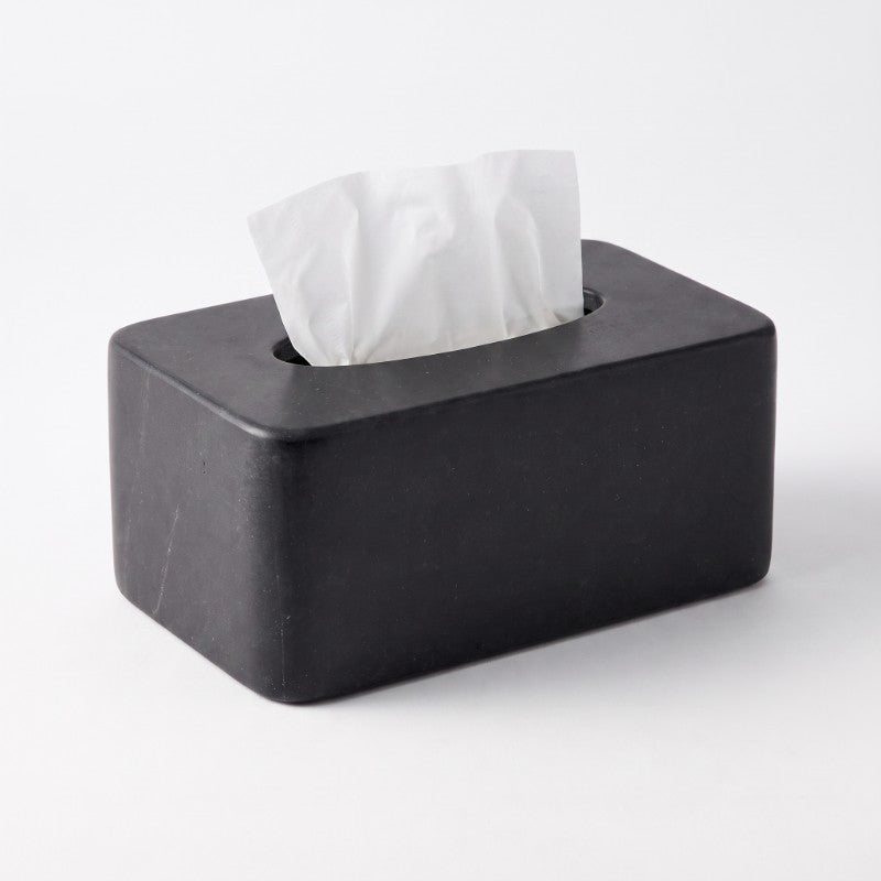 Black Tissue Box