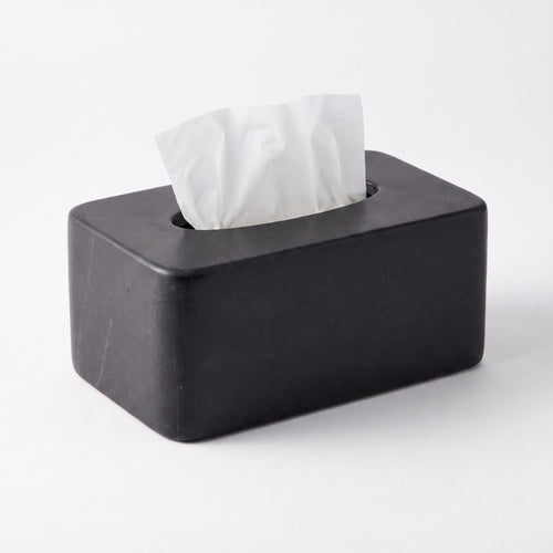 Black Tissue Box