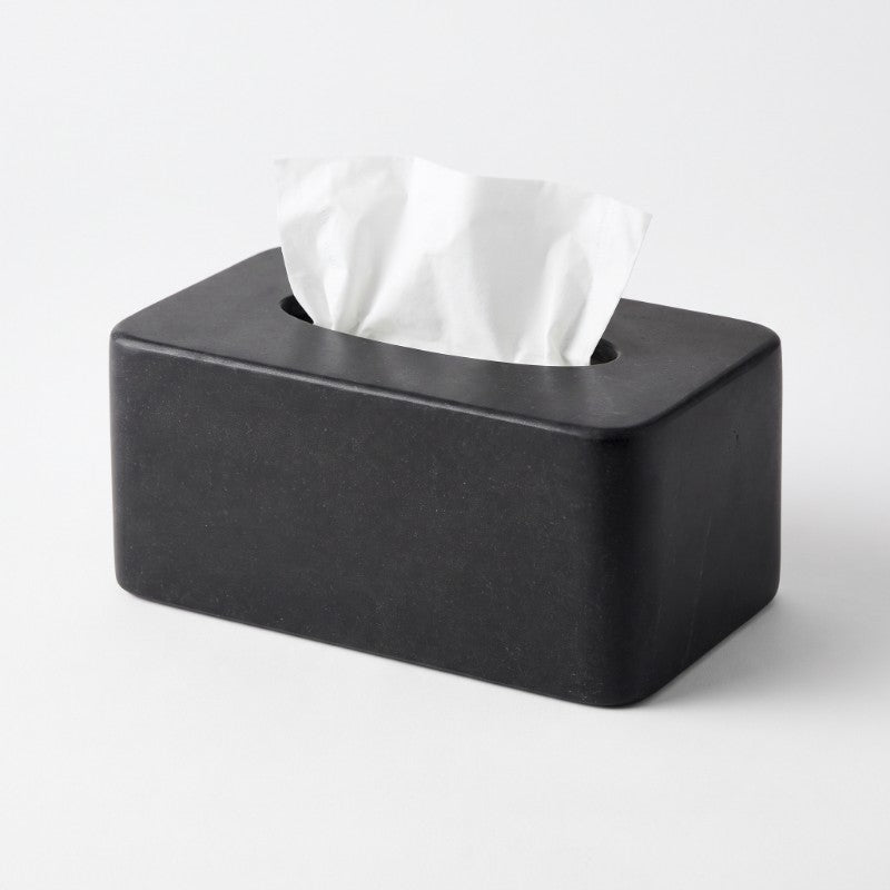 Black Tissue Box