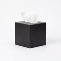Black Wood Tissue Box
