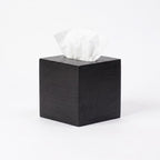 Black Wood Tissue Box