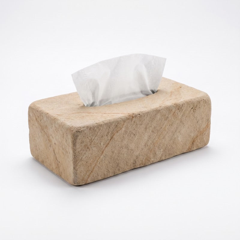 Sandstone Tissue Box