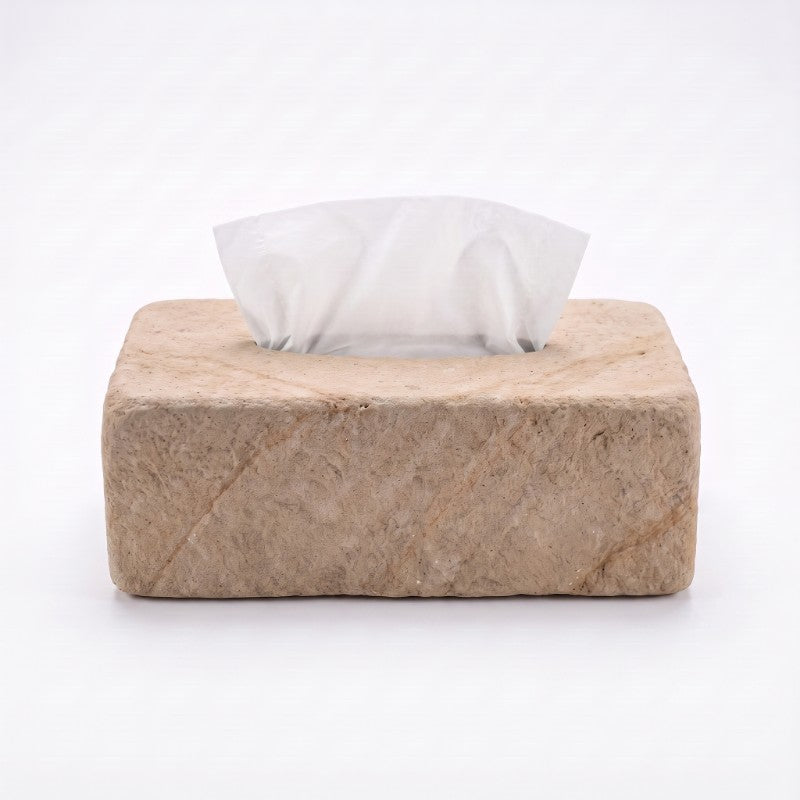 Sandstone Tissue Box