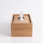 Oak Wood Tissue Box