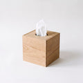 Oak Cube Tissue Box