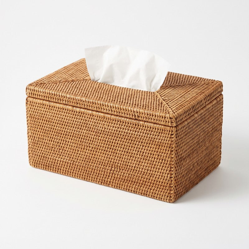 Rattan Tissue Box