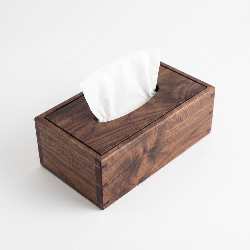 Walnut Wood Tissue Box