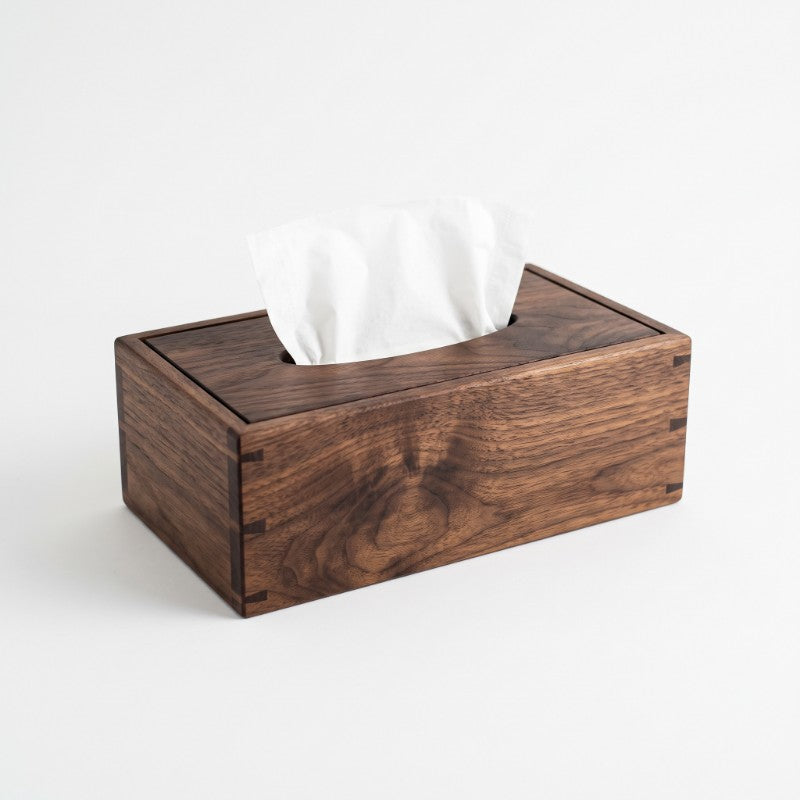 Walnut Wood Tissue Box